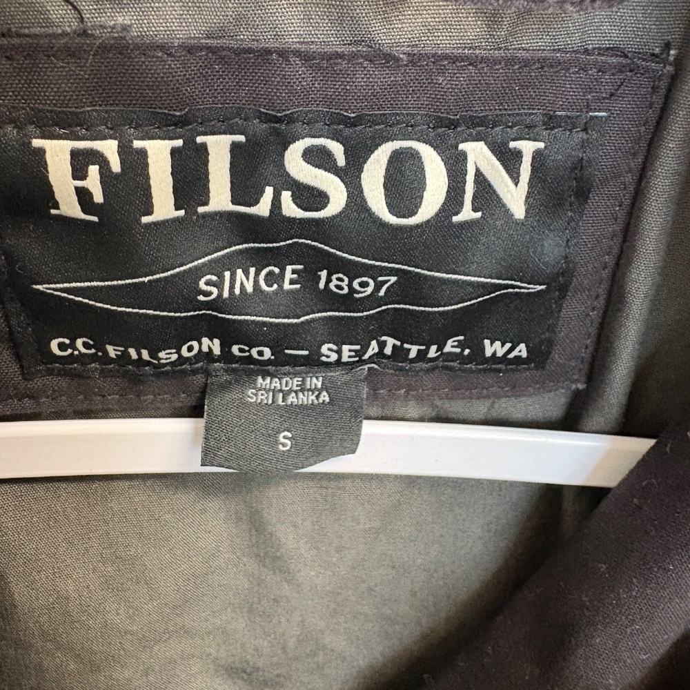 Filson Women 100% Cotton Black Hunting Jacket Size Small - Picture 5 of 9